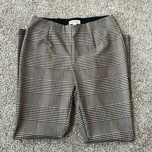 Calvin Klein Plaid Straight leg Pants size 6